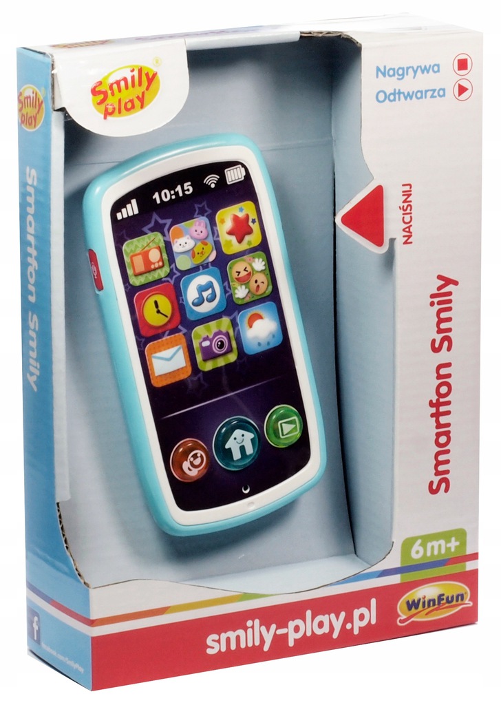 SMILY PLAY SMARTFON EDUKACYJNY INTERAKTYWNY 0740 Płeć chłopcy