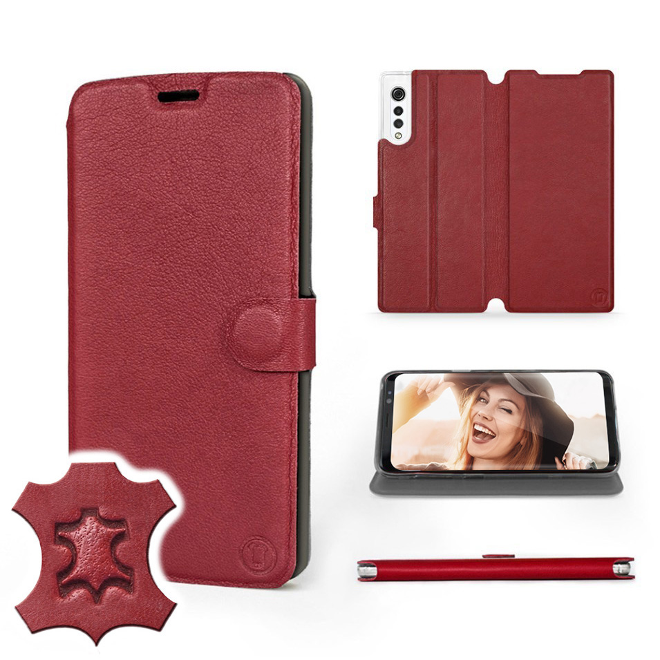

Etui Mobiwear do Lg Velvet - Dark Red Leather