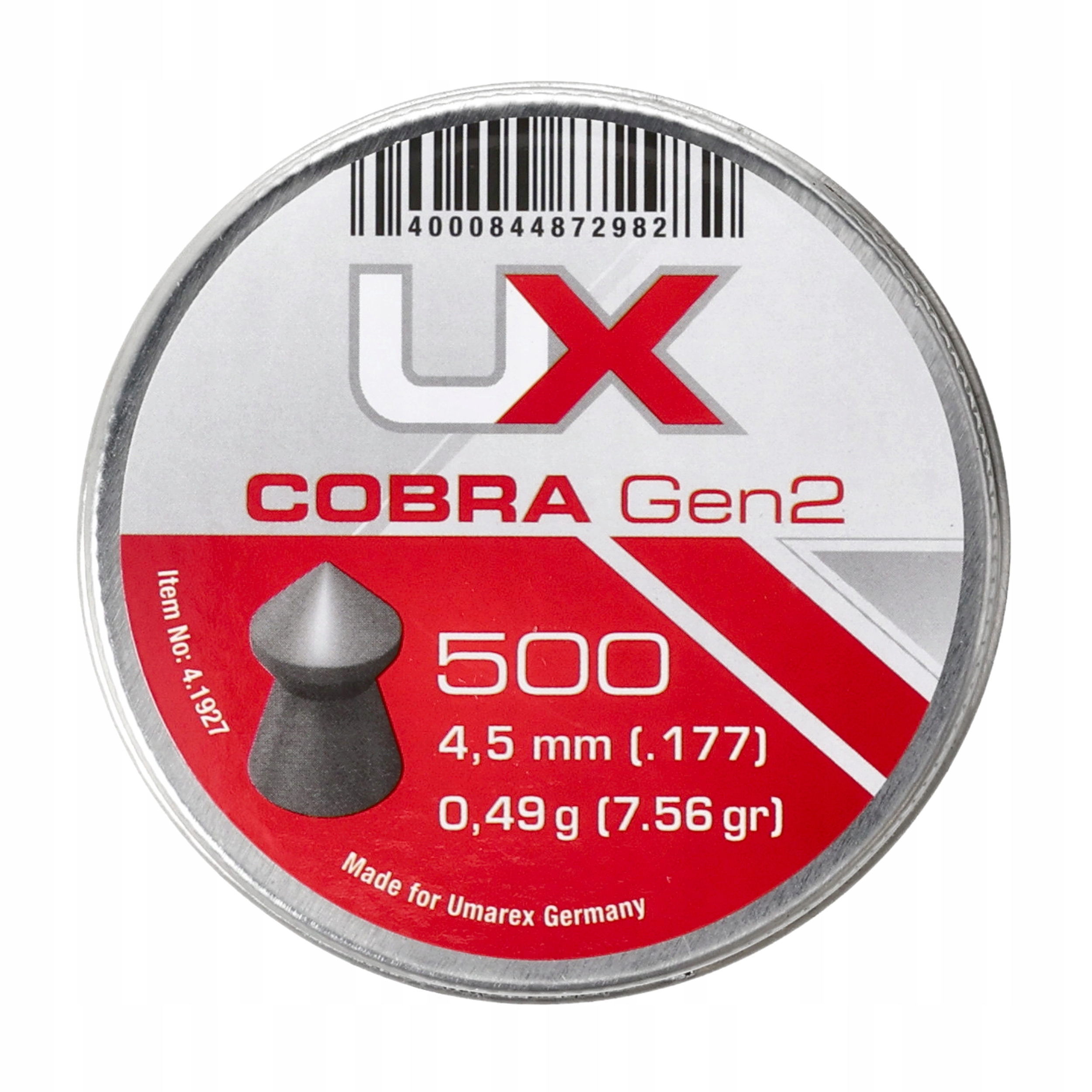 Śrut diabolo Ux Umarex Cobra gen 2. 4,5 mm 500 szt.