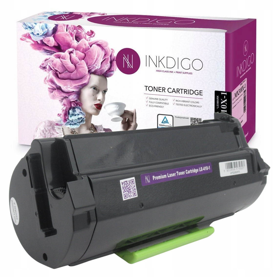 Toner do LEXMARK MX310MX310dn MX410de MX510de 10K