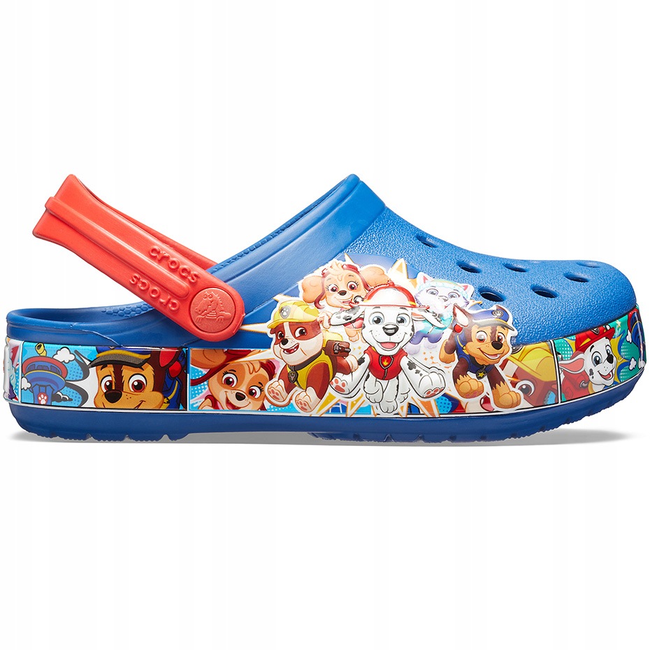 Chodaki dla dzieci Crocs Fl Paw Patrol Band Clog niebieskie 205509 4GX 34-
