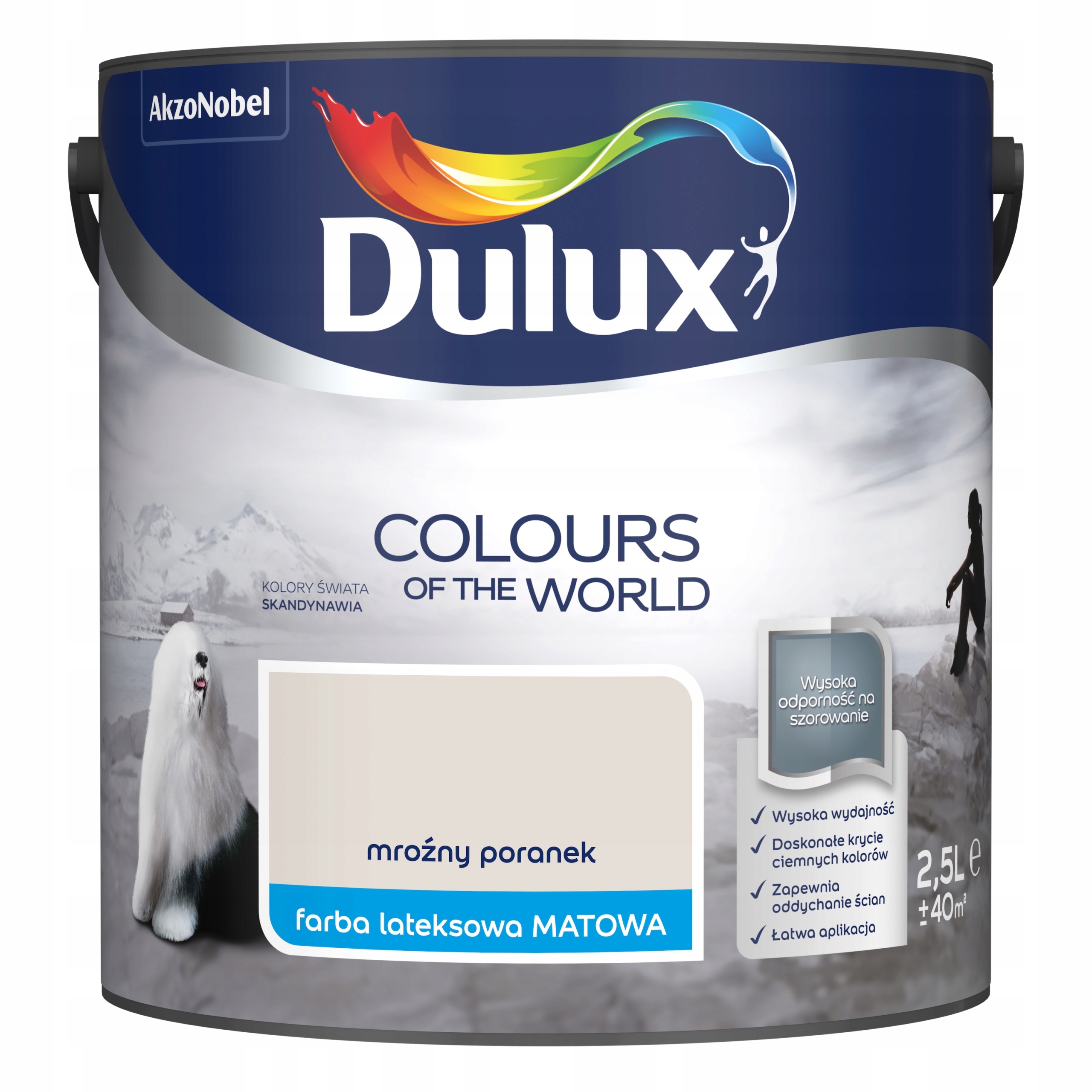 

Farba Dulux Świata Mroźny Poranek 2,5L