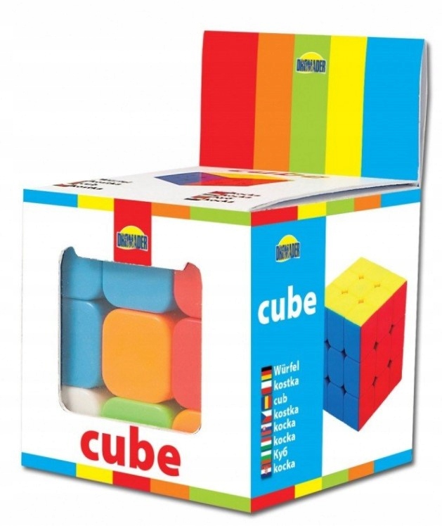 KOSTKA CUBE LOGICZNA do układania PŁYNNIE DZIAŁA Typ Podstawa