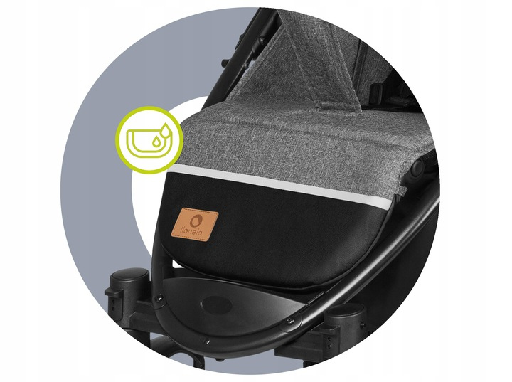 Wózek spacerowy SPACERÓWKA do 22 kg REGULOWANA RĄCZKA Lionelo Annet Tour Liczba kół 4