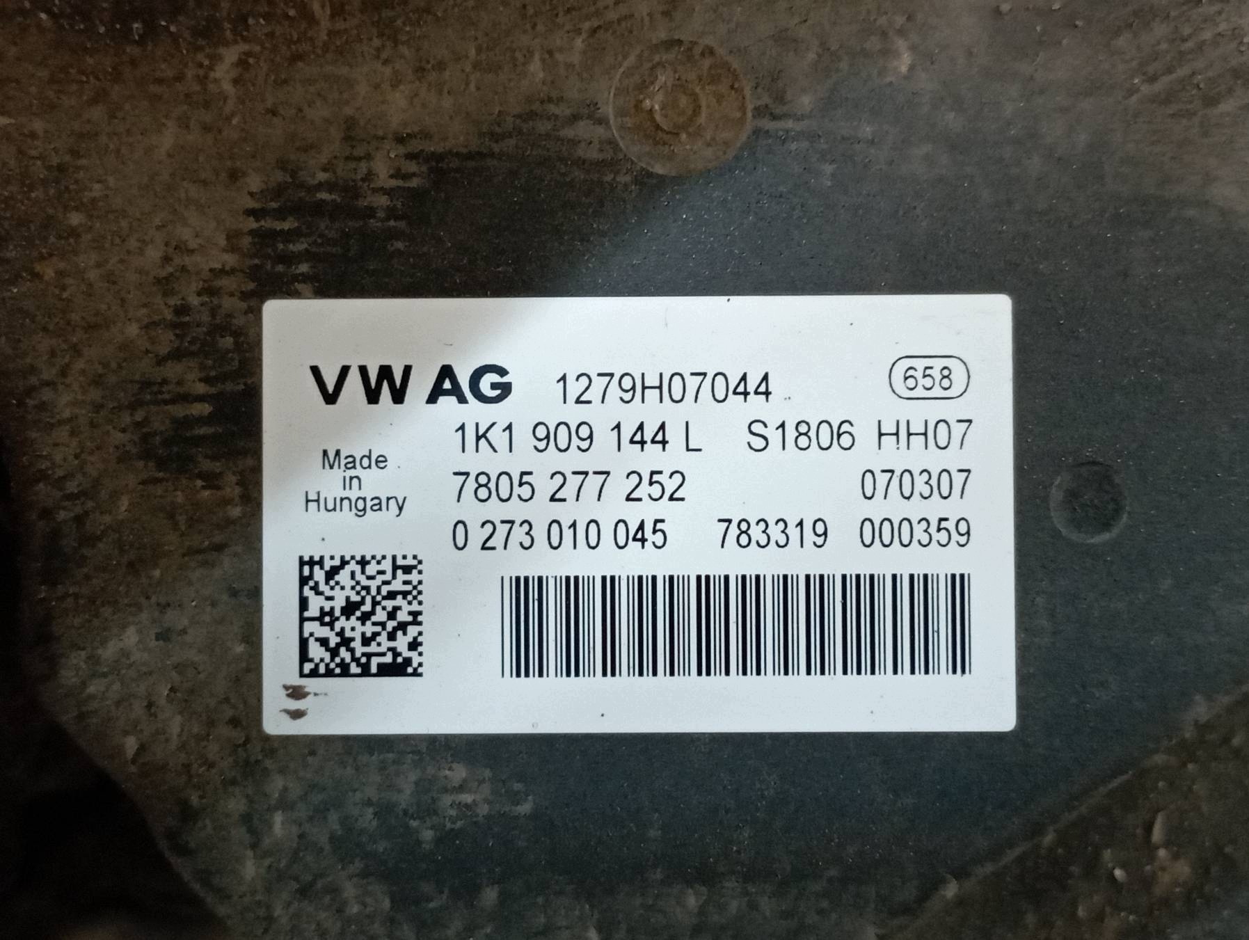 control 1K1423051CJ 1K1909144L VW Volkswagen Golf V (2004-2009)