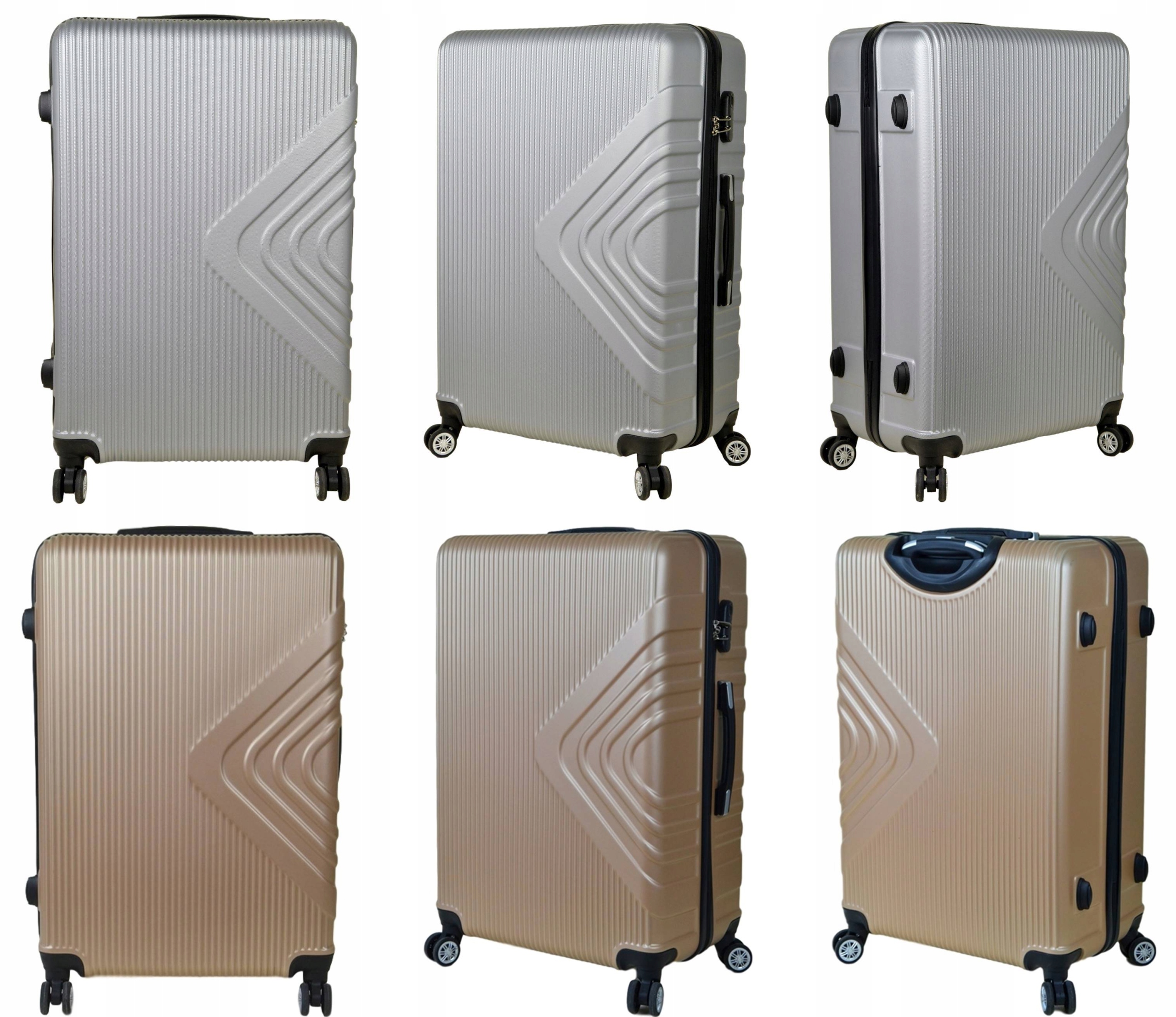 DUŻA WALIZKA PODRÓŻNA ABS SUNBAG - MODEL 8082 Wysokość 75 cm