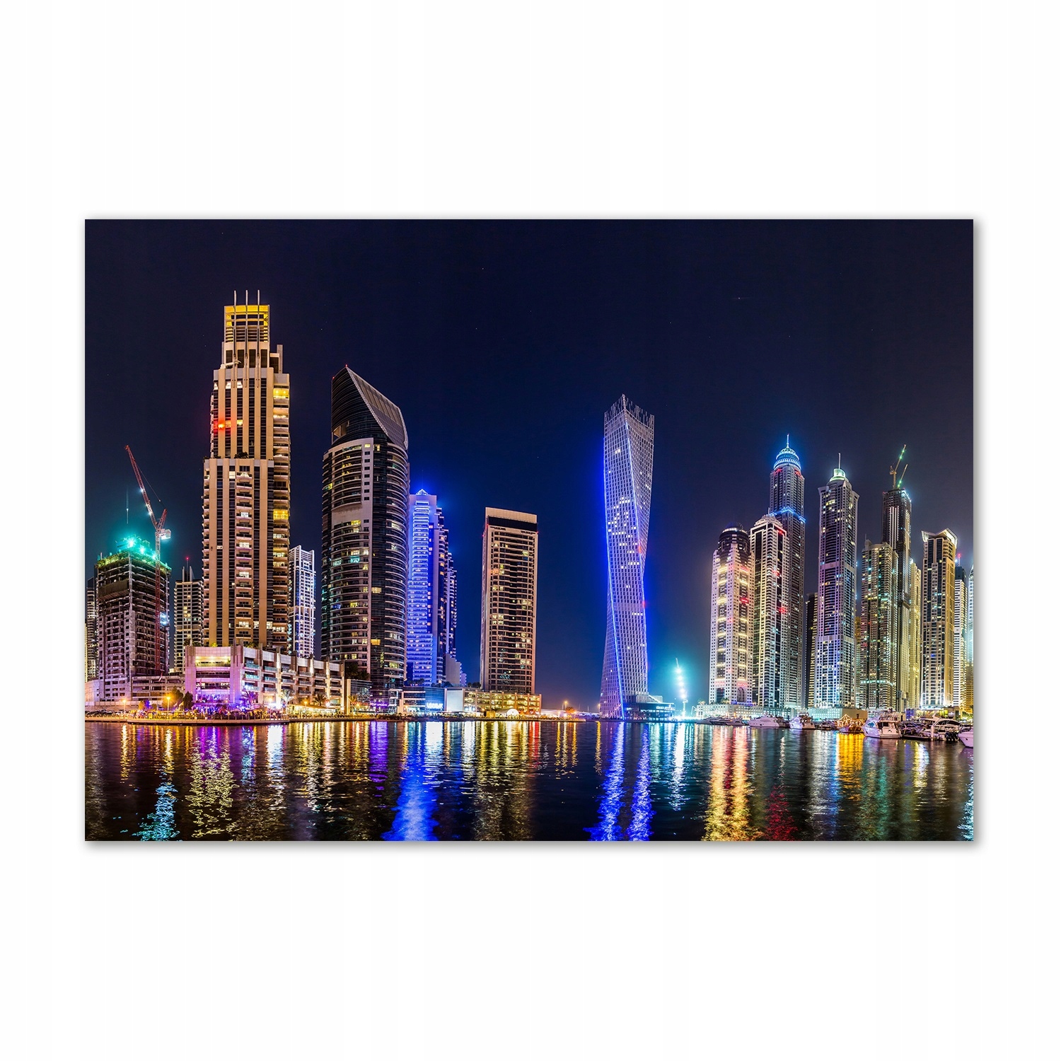 

Foto obraz szkło hartowane Dubaj nocą 100x70