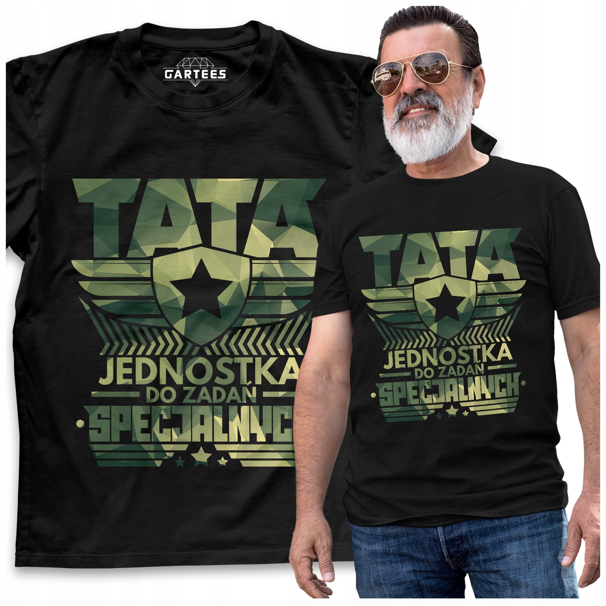 

Koszulka Męska Tata Jednostka Do Zadan Specjalnych