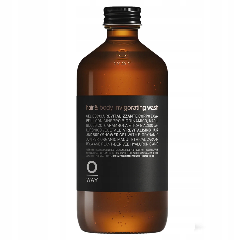 OWay Hair & Body Invigorating Wash univerzální gel na mytí a mytí vlasů 240 ml