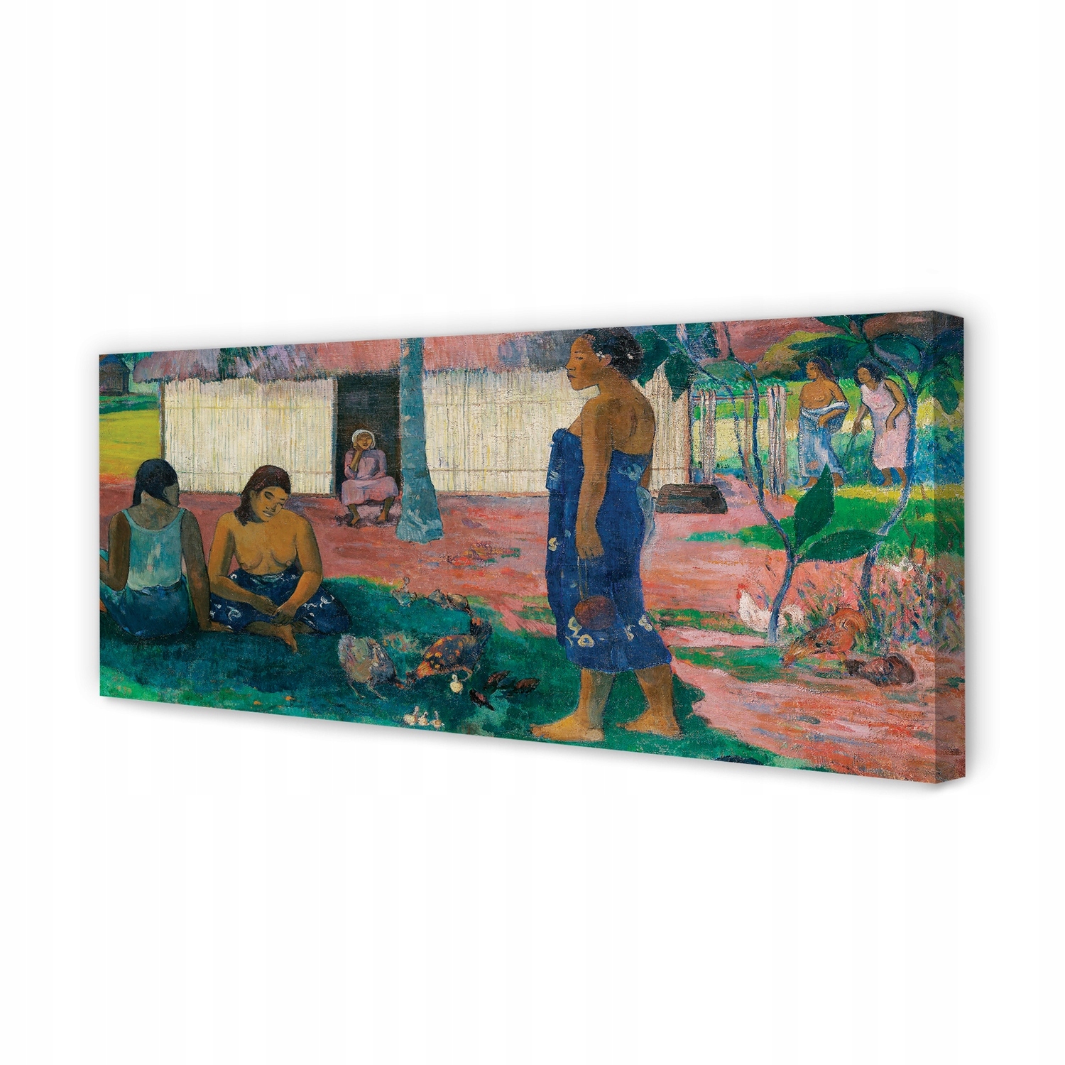 Obraz na plátně Africké umění vesnice 125x50