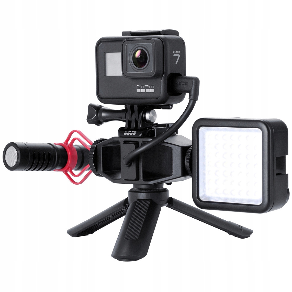 Adapter ULANZI GP-1 do GoPro HERO 12 11 10 9 8 7 6 na mikrofon lampę LED Stan opakowania oryginalne