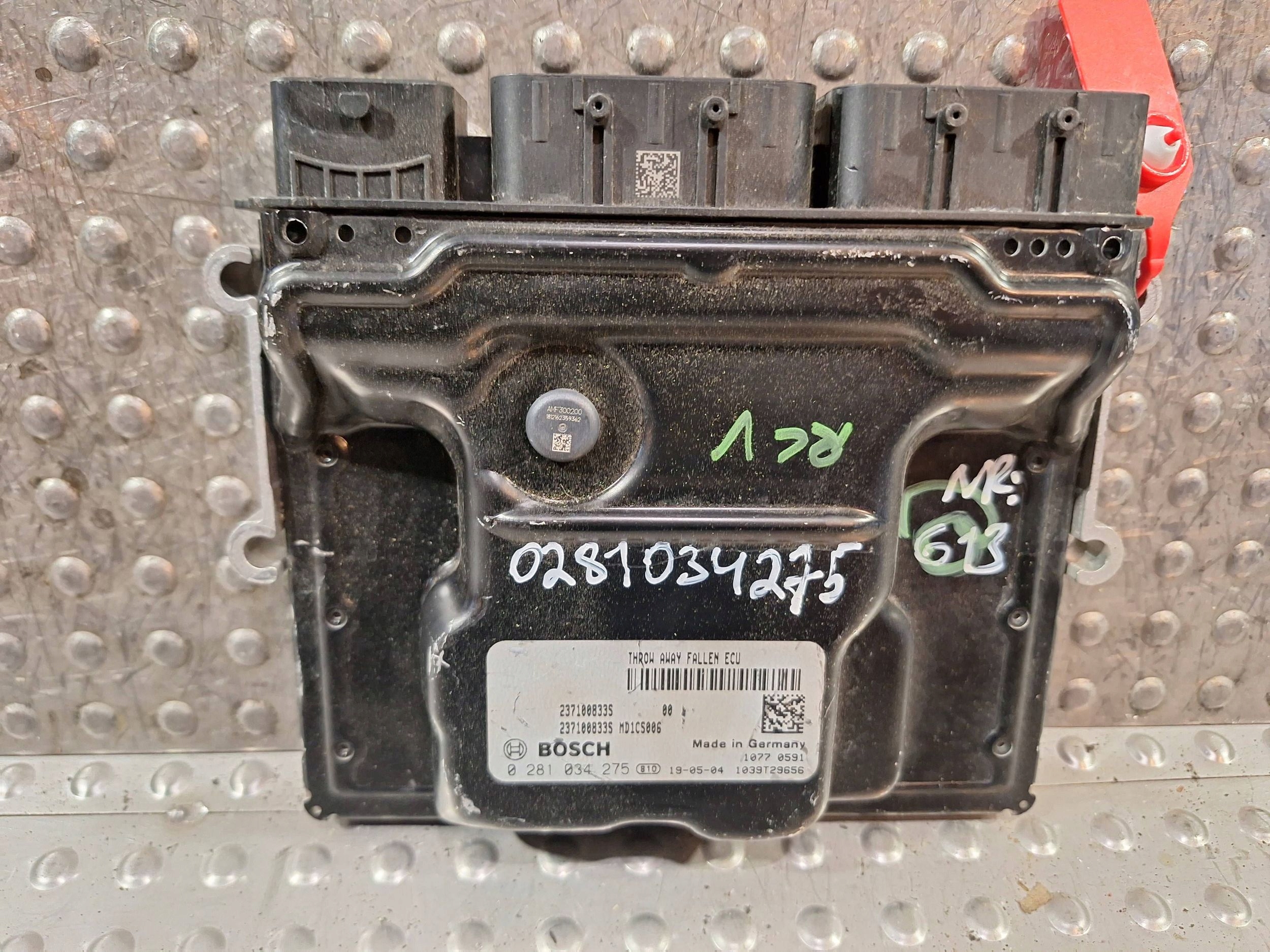 computer 0281034275 237100833S RENAULT MEGANE IV 1.5 BLUE DCI