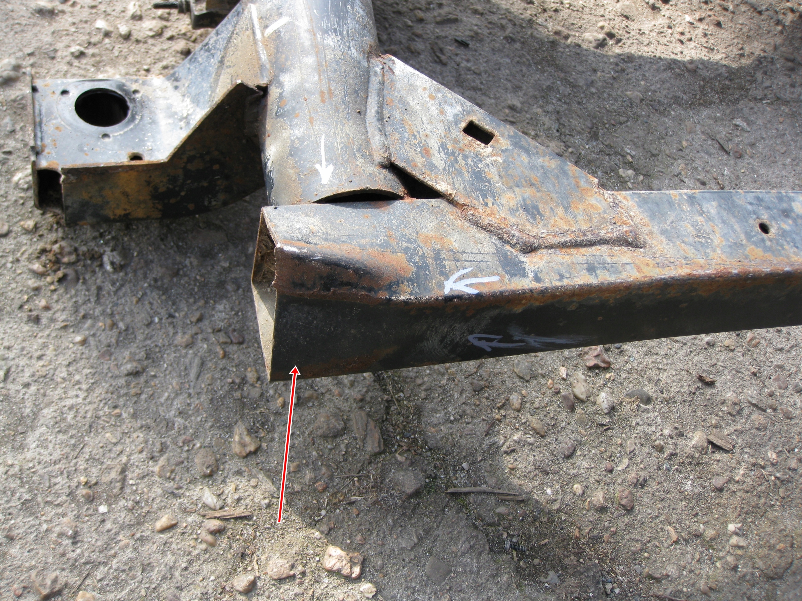 MERCEDES VITO W639 08R axle beam sider subframe axle beam front