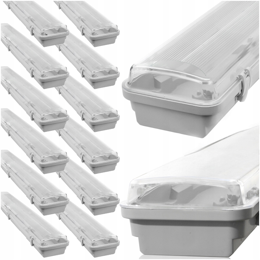 12x Lampa Led Na Korytarz Szkoły Oprawa G13 Na Świetlówki 150cm Magazynowa