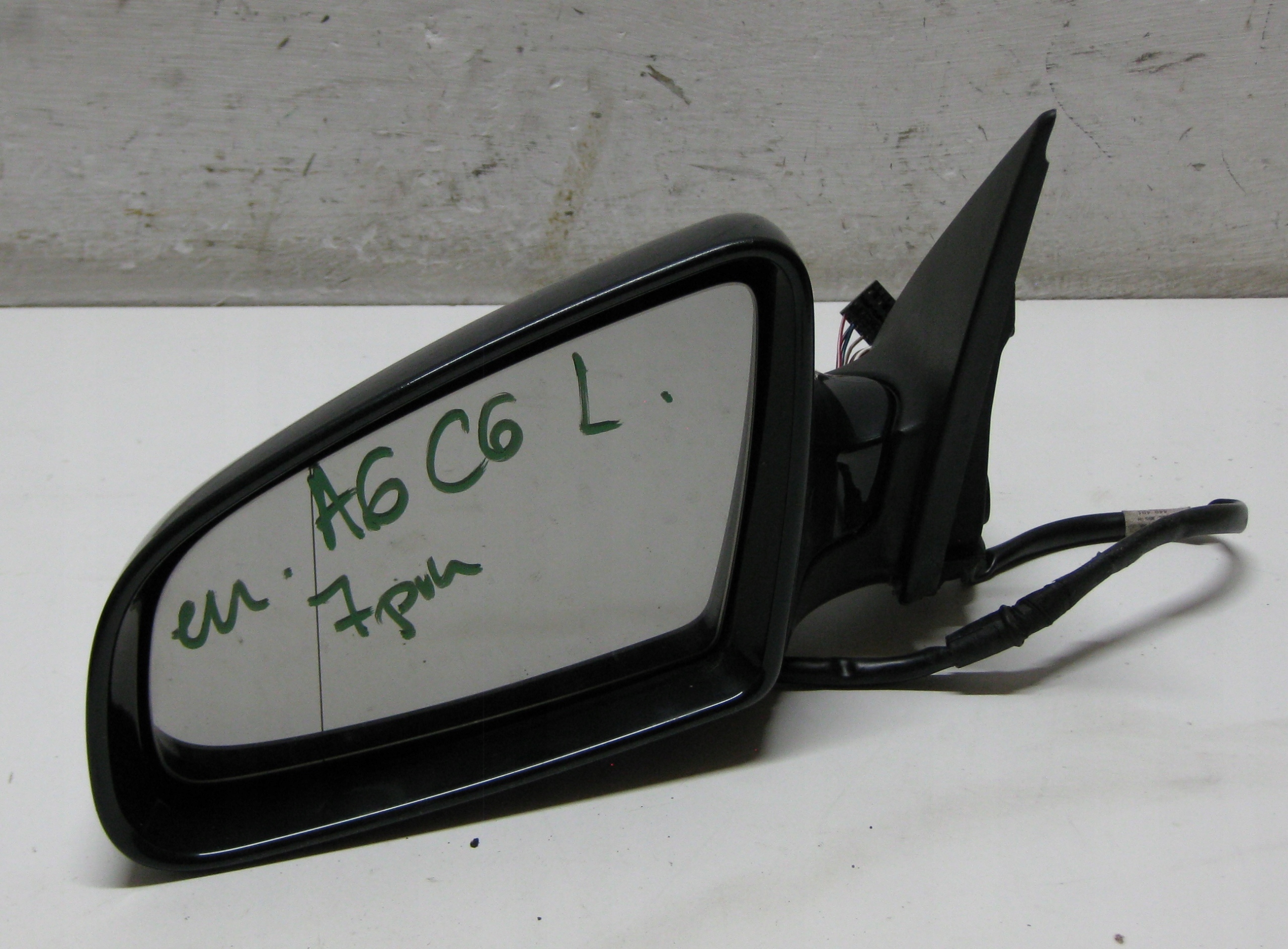 AUDI A6 C6 05R mirror exterior left 7 PIN LZ6E EU