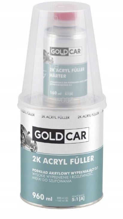 Goldcar podkład akrylowy 2K szary 960ml