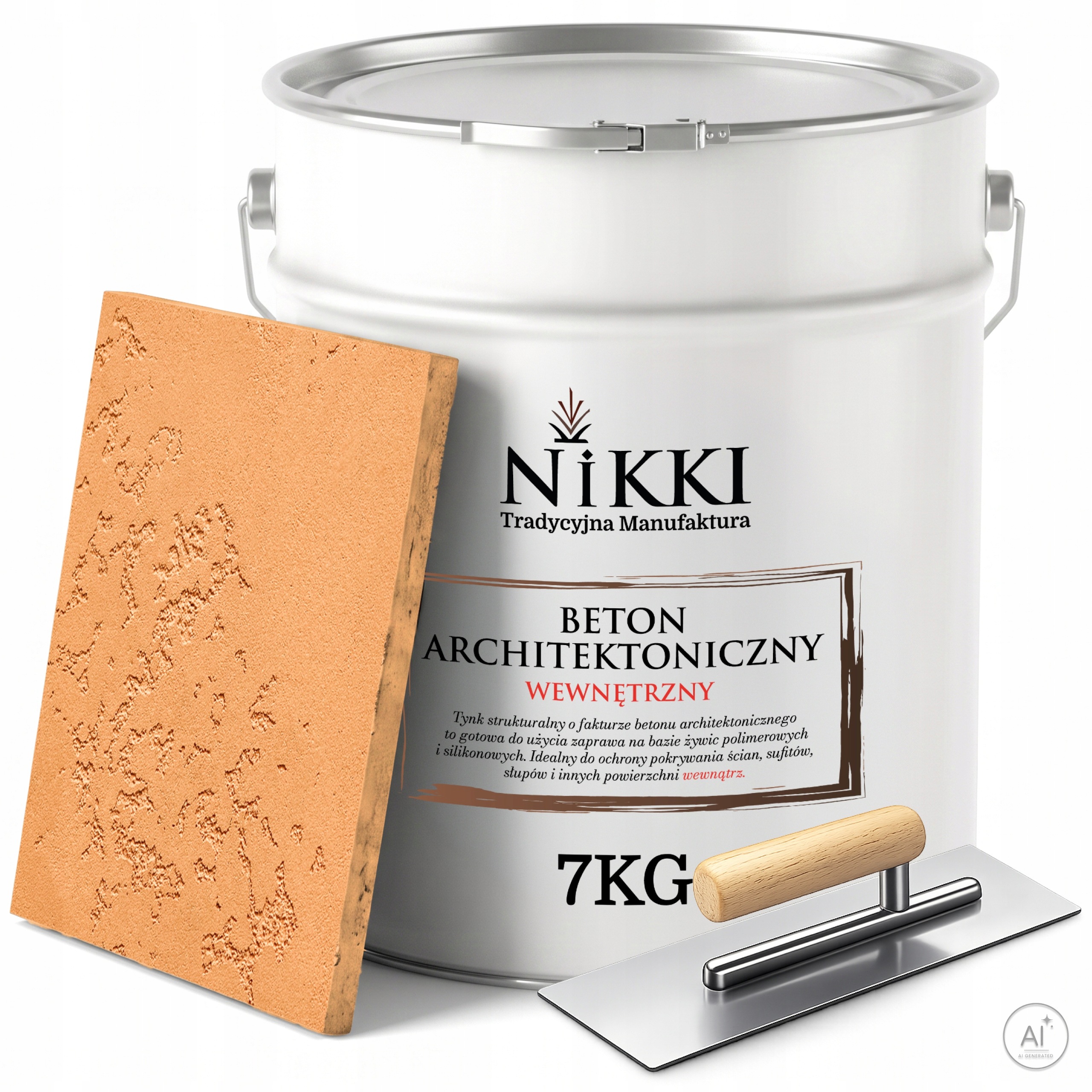 Dekorativní architektonický beton vnitřní 7 kg 5 m2 Karamelový F596 Paca