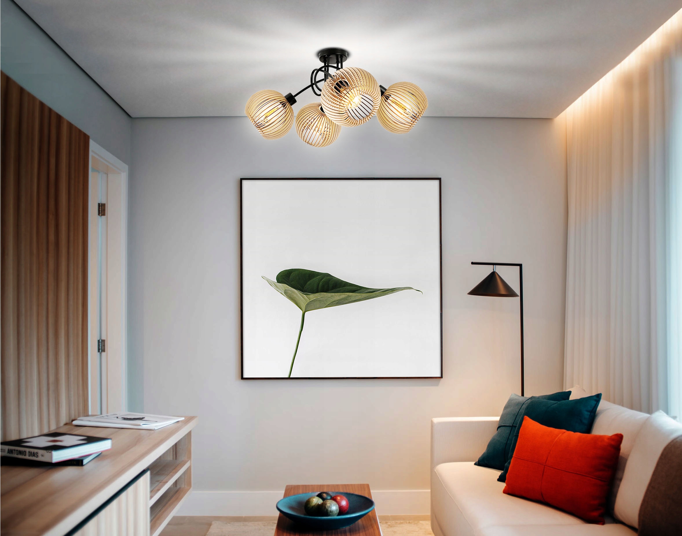 LAMPA LED LOFT KRĘCONA DREWNIANA 4XE27 DO POKOJU Kod producenta LAMPA LED LOFT KRĘCONA DREWNIANA 4XE27