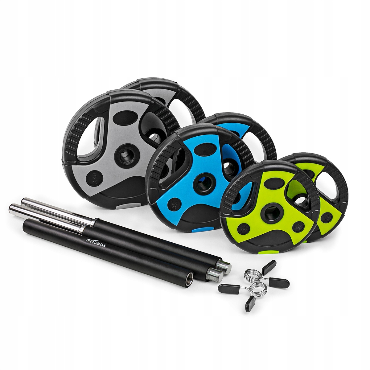 SZTANGA SKRĘCANA Z OBCIĄŻENIEM REGULOWANA ZESTAW GRYF Z OBCIĄŻENIEM 20kg Kod producenta CEM-BPB20