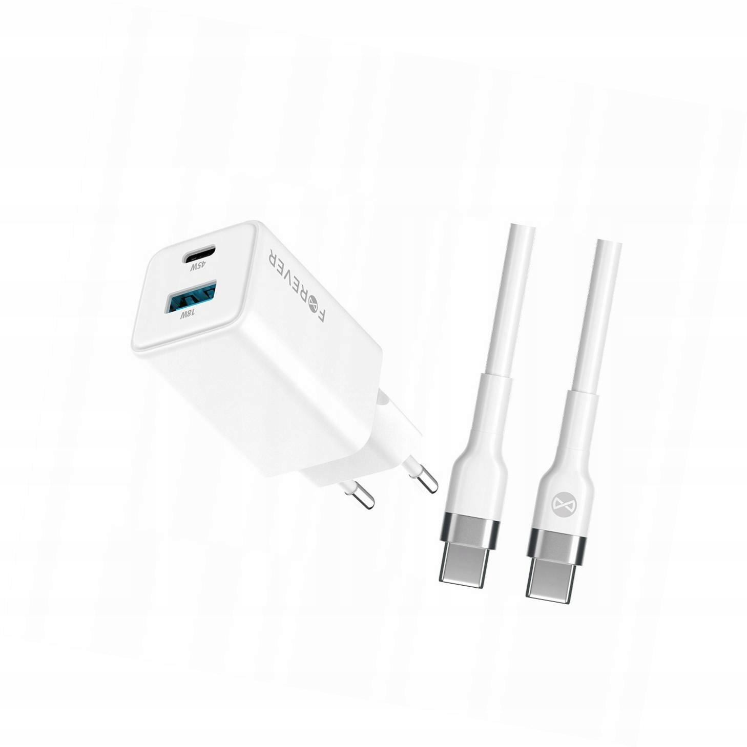 Szybka ładowarka GaN 45W Usb-c z kablem do Motorola Moto E22