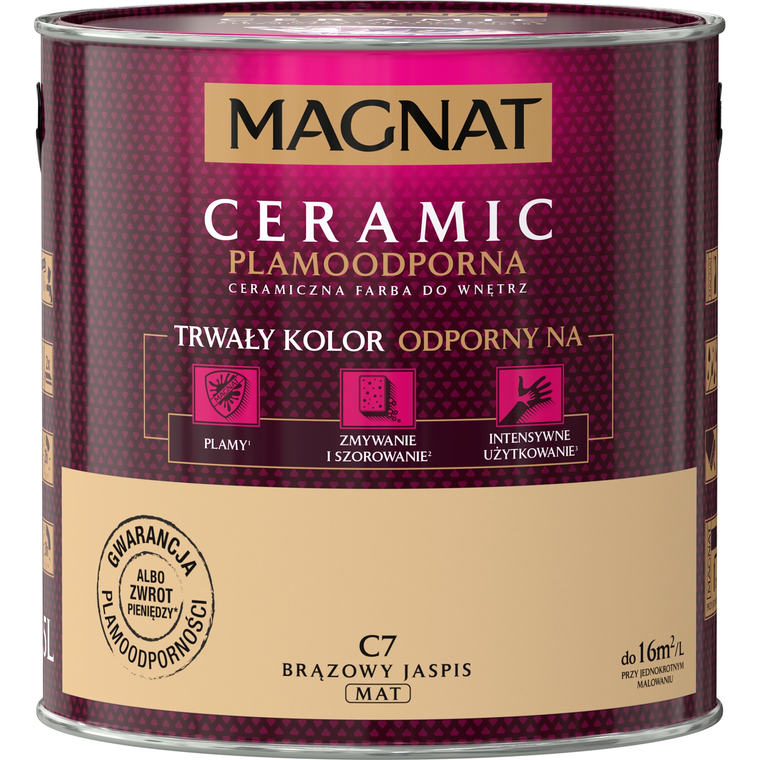 

Magnat Ceramic Brązowy Jaspis C7 2,5L