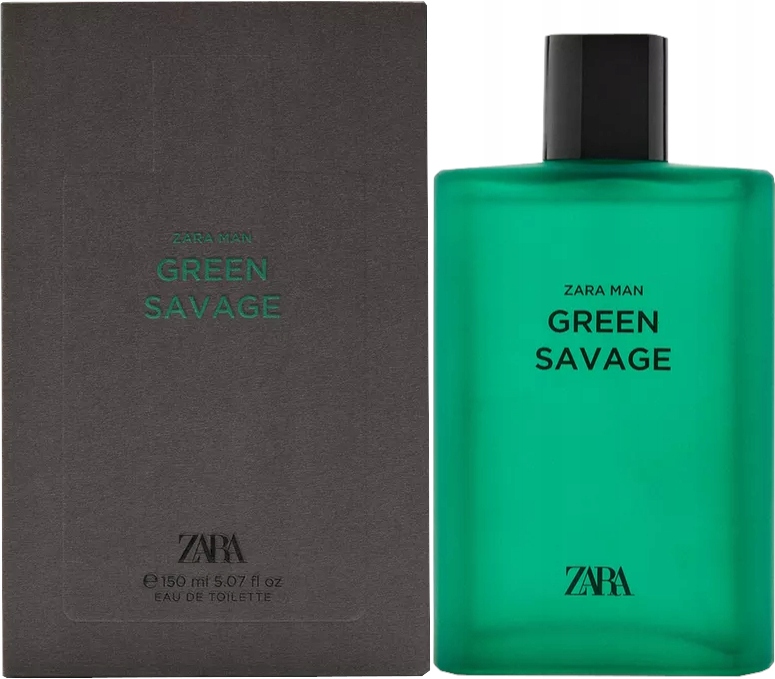 Zara Green Savage Parfém pro muže 150 Ml Edt velký