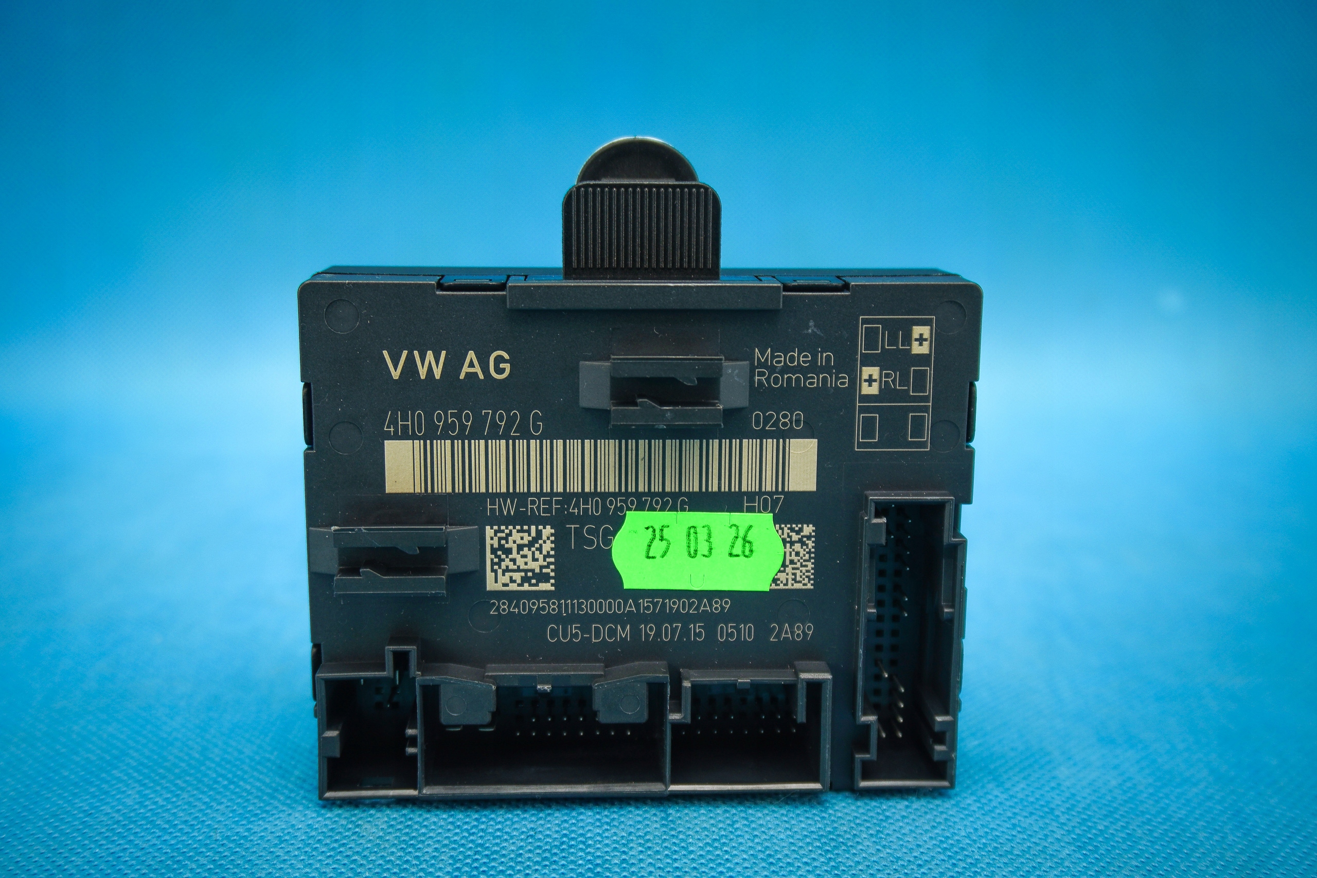 control unit door front right Audi A8 S8 4H 4H0959792G dociag