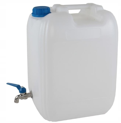 Pojemnik zbiornik bańka na wodę z kranem metal 20L Marka MVM