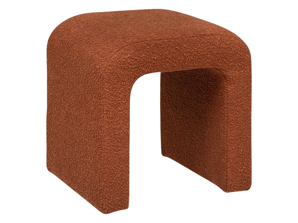 Židle bouclé Sevi ve tvaru oboluku, výška 43 cm