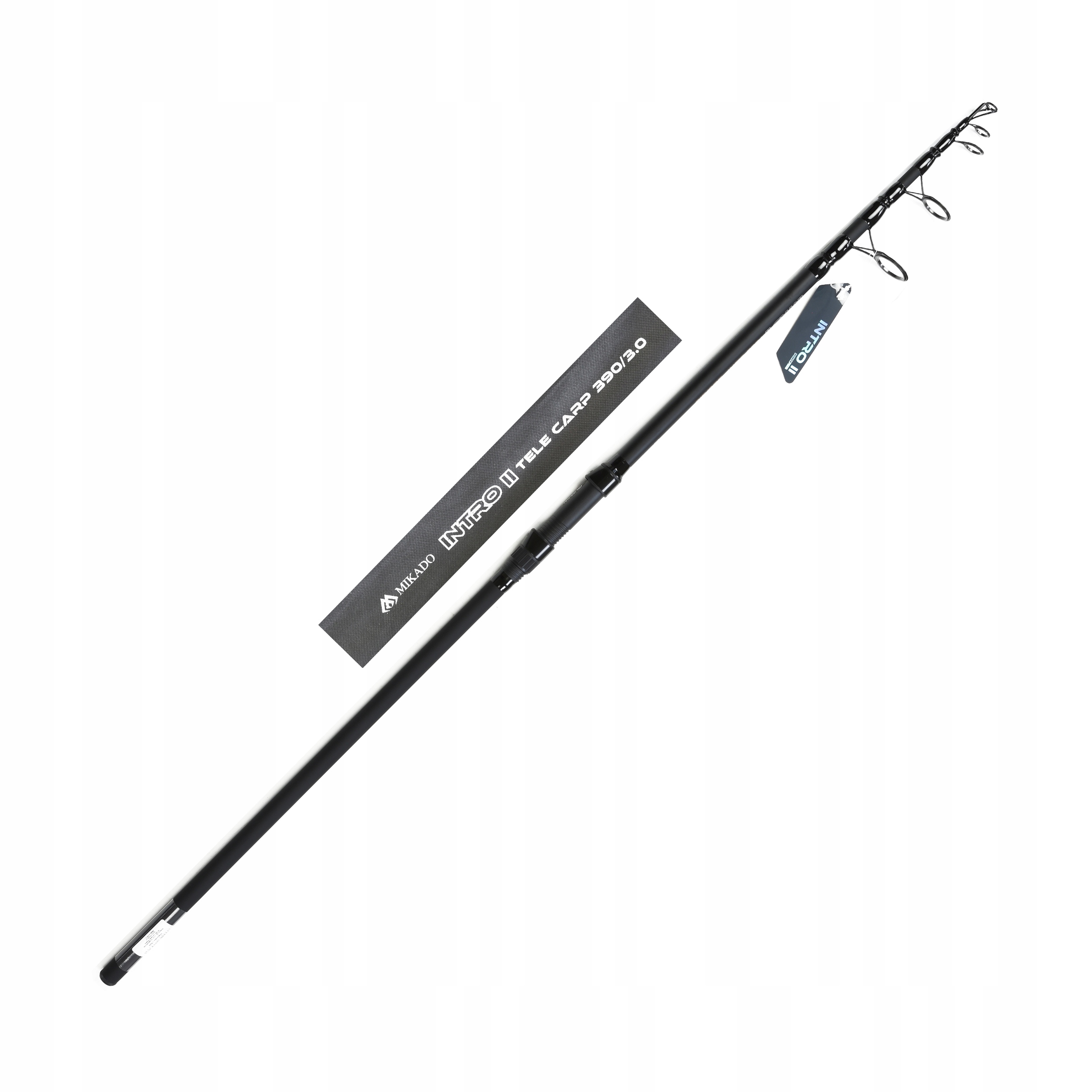 Wędka karpiowa teleskopowa Mikado Intro II Tele Carp 3.90m 3.00lbs