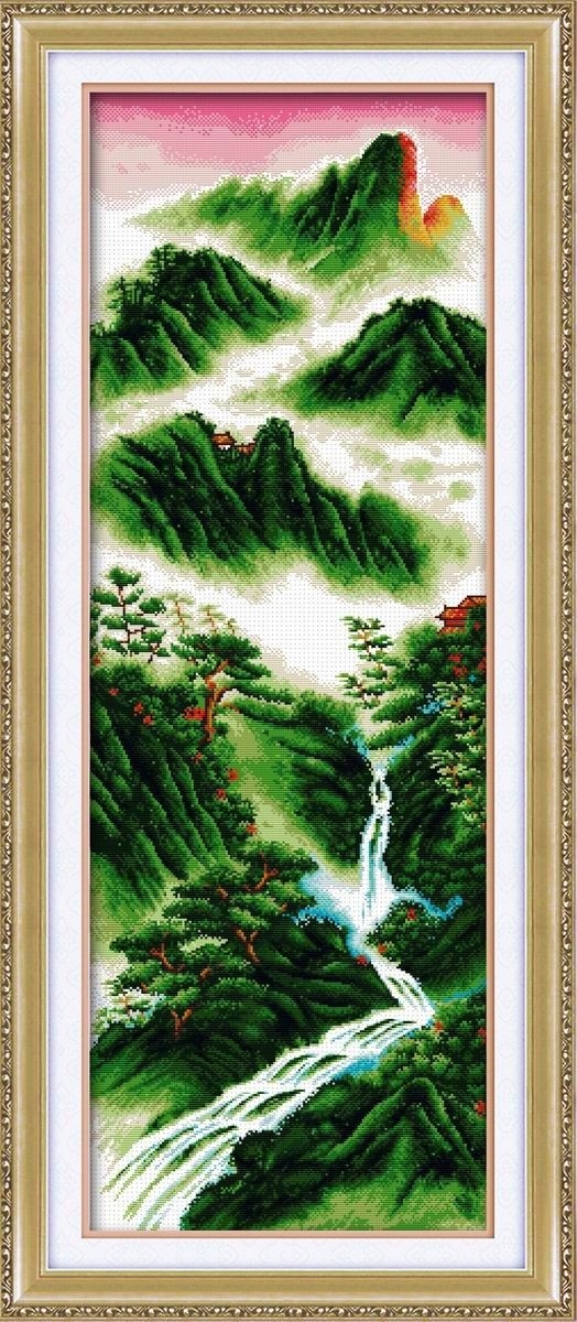 Křížková výšivka počítaná sada (kanva, mulina)