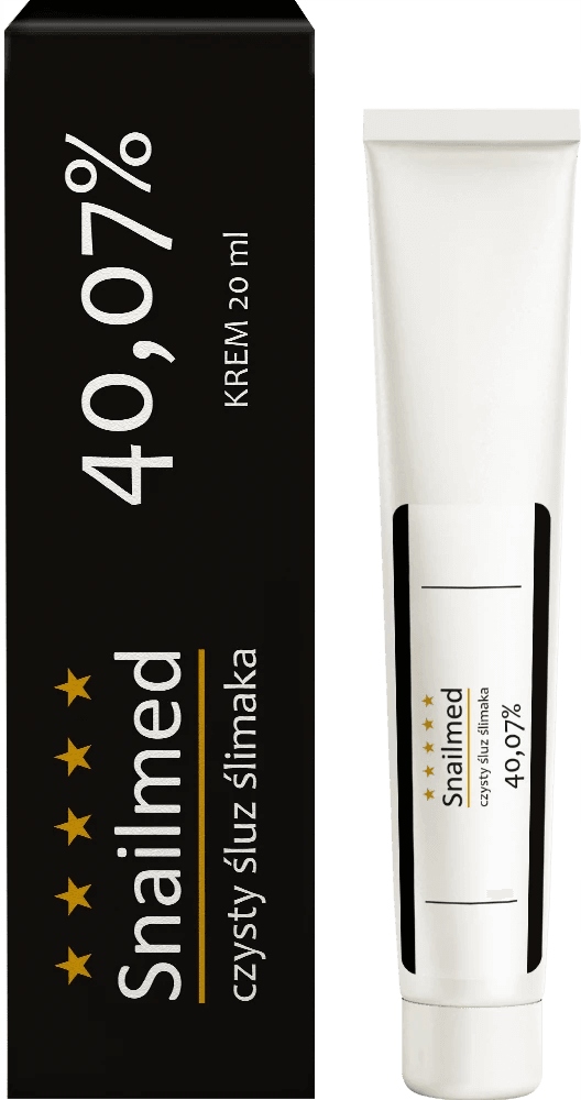 Snailmed Krem przeciwstarzeniowy do twarzy śluz ślimaka kwas hialuron, 20ml