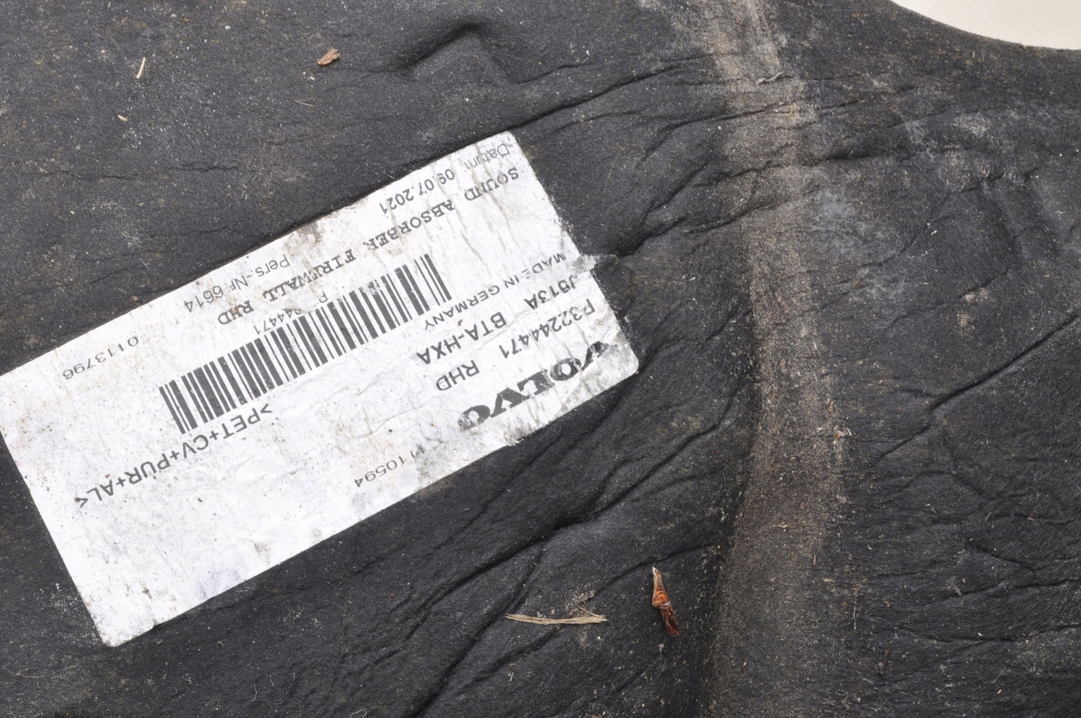 VOLVO XC60 II OSŁONA TERMICZNA 32244471 Typ samochodu Samochody osobowe