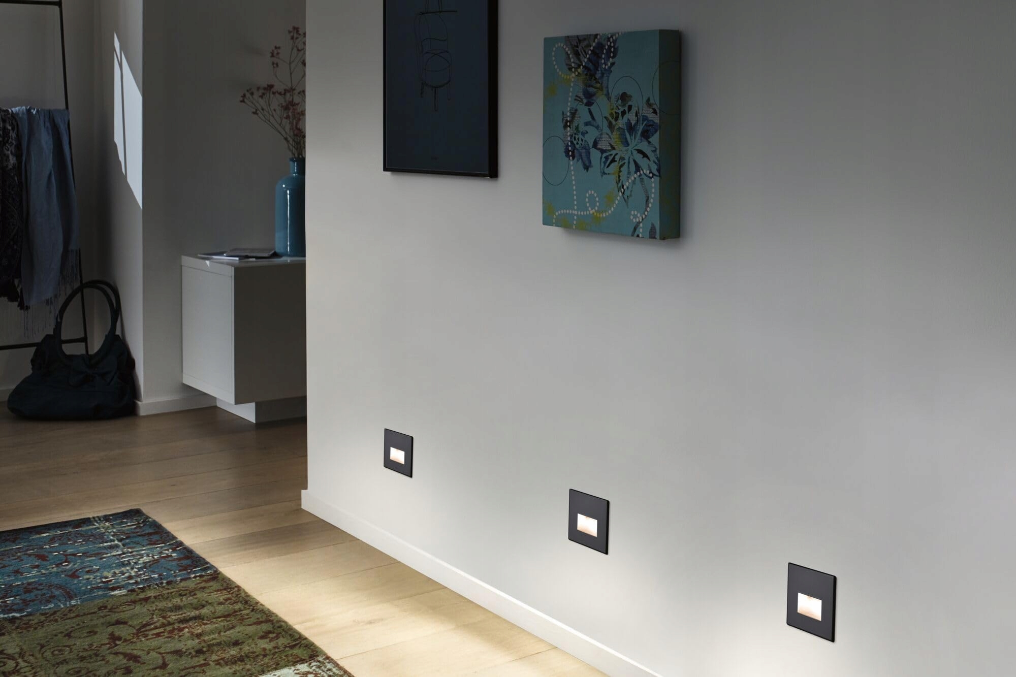 Lampa Wbudowana Zewnętrzna Edge Quadro Czarna Matowa 230V 2700K PAULMANN — miniatura 8