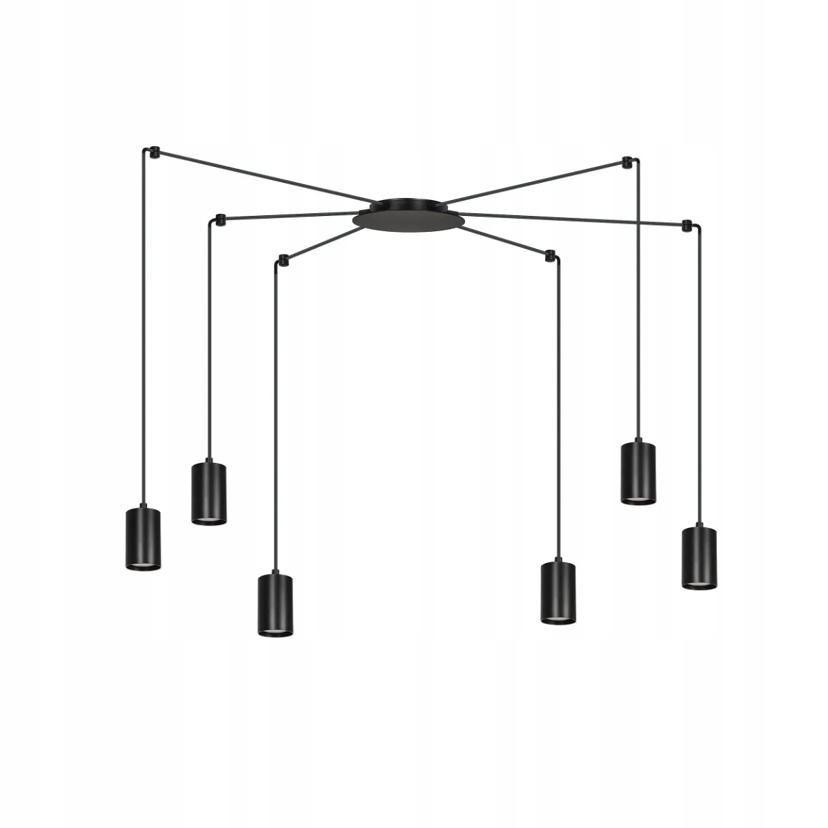 Závesná Lampa luster Emibig 6xGU10 30W Traker 6