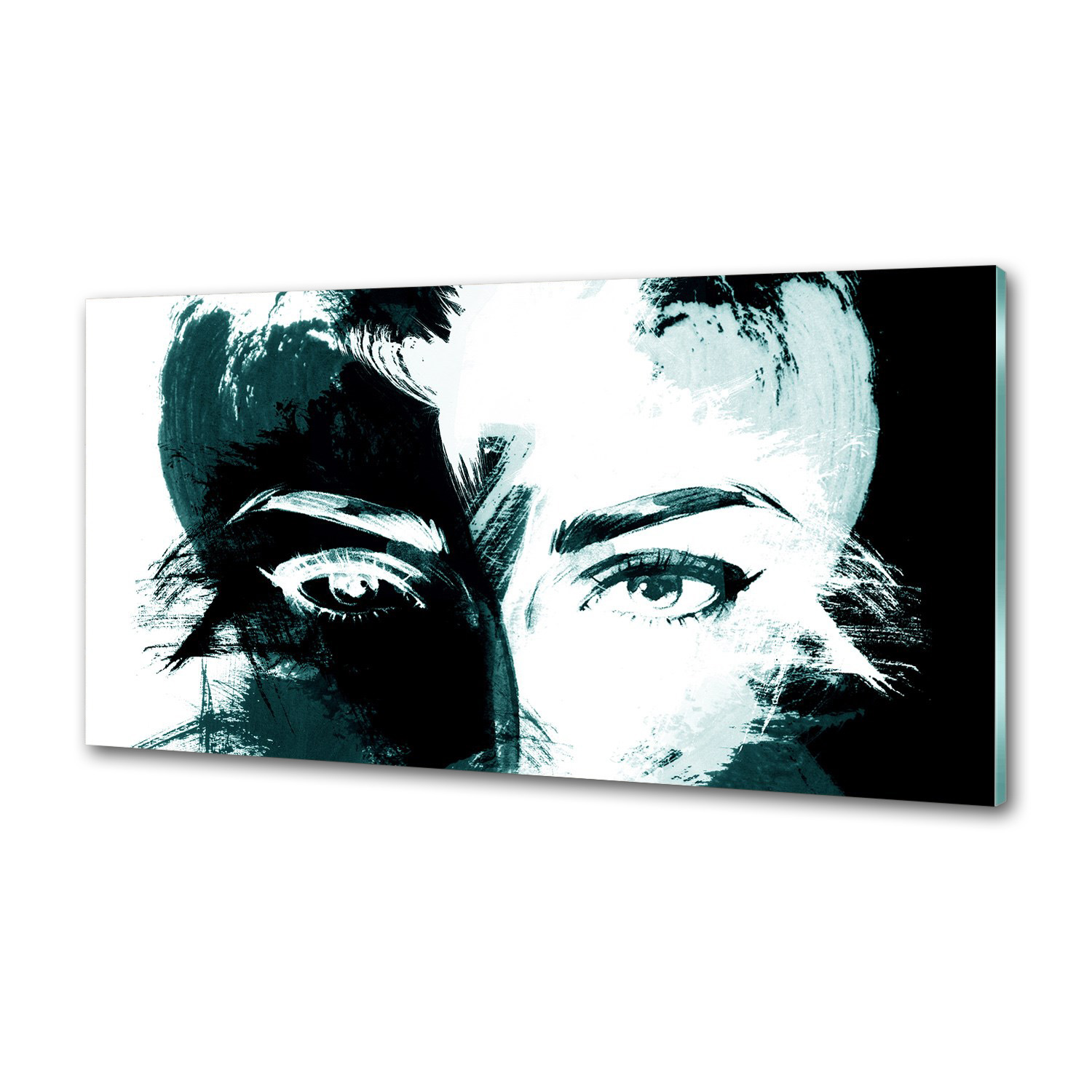 Panel do kuchyne Abstrakcia žena 120x60 Lepidlo