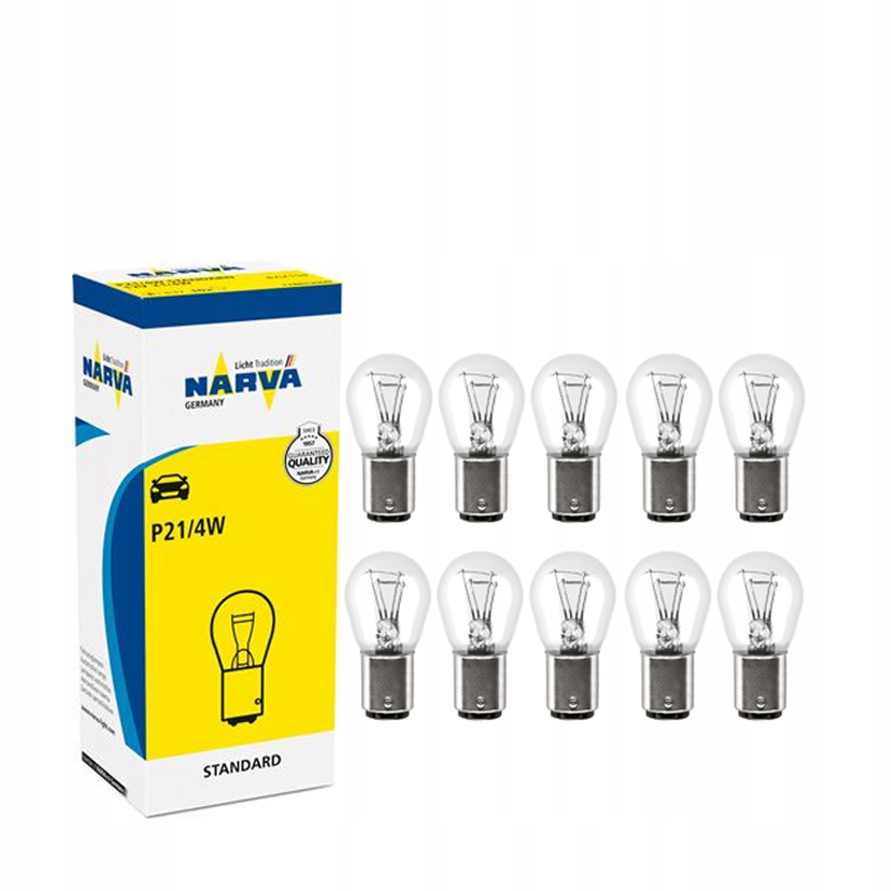 

10x Narva 17881 12V 21/4W P21/4W Żarówki