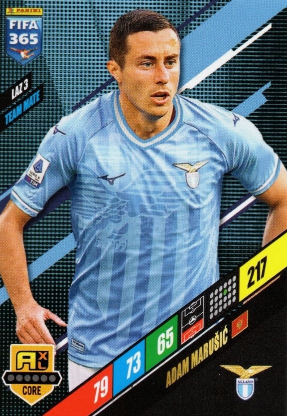 Adam Marusić Ss Lazio Fifa Adrenalyn 365 Panini