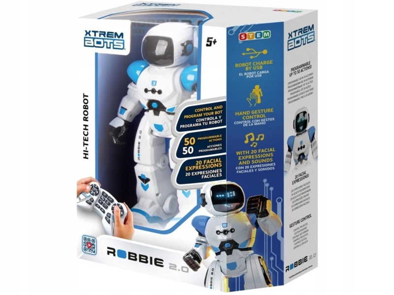 Robot zdalnie sterowany Xtrem Bots Robbie 2.0
