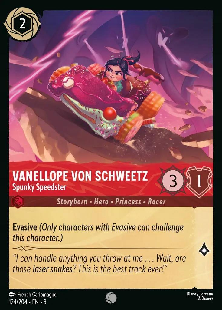 Vanellope Von Schweetz Spunky Speedster 8JAF #124