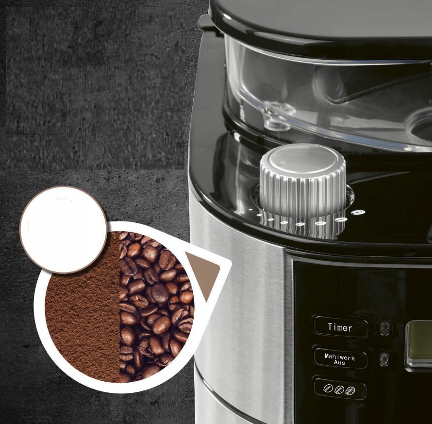 EKSPRES DO KAWY PRZELEWOWY Z MŁYNKIEM BARISTA DZBANEK TERMOS METALOWY Marka Barista