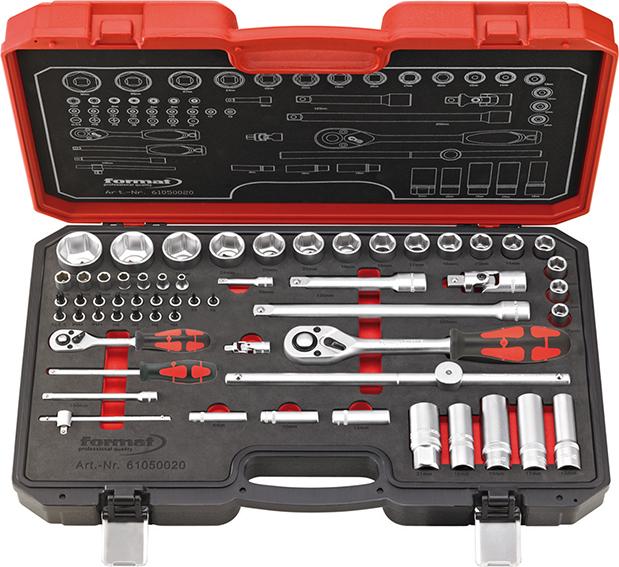 Zestaw Narzędzi Nasadek Klucze Nasadowe 1/4 i 1/2