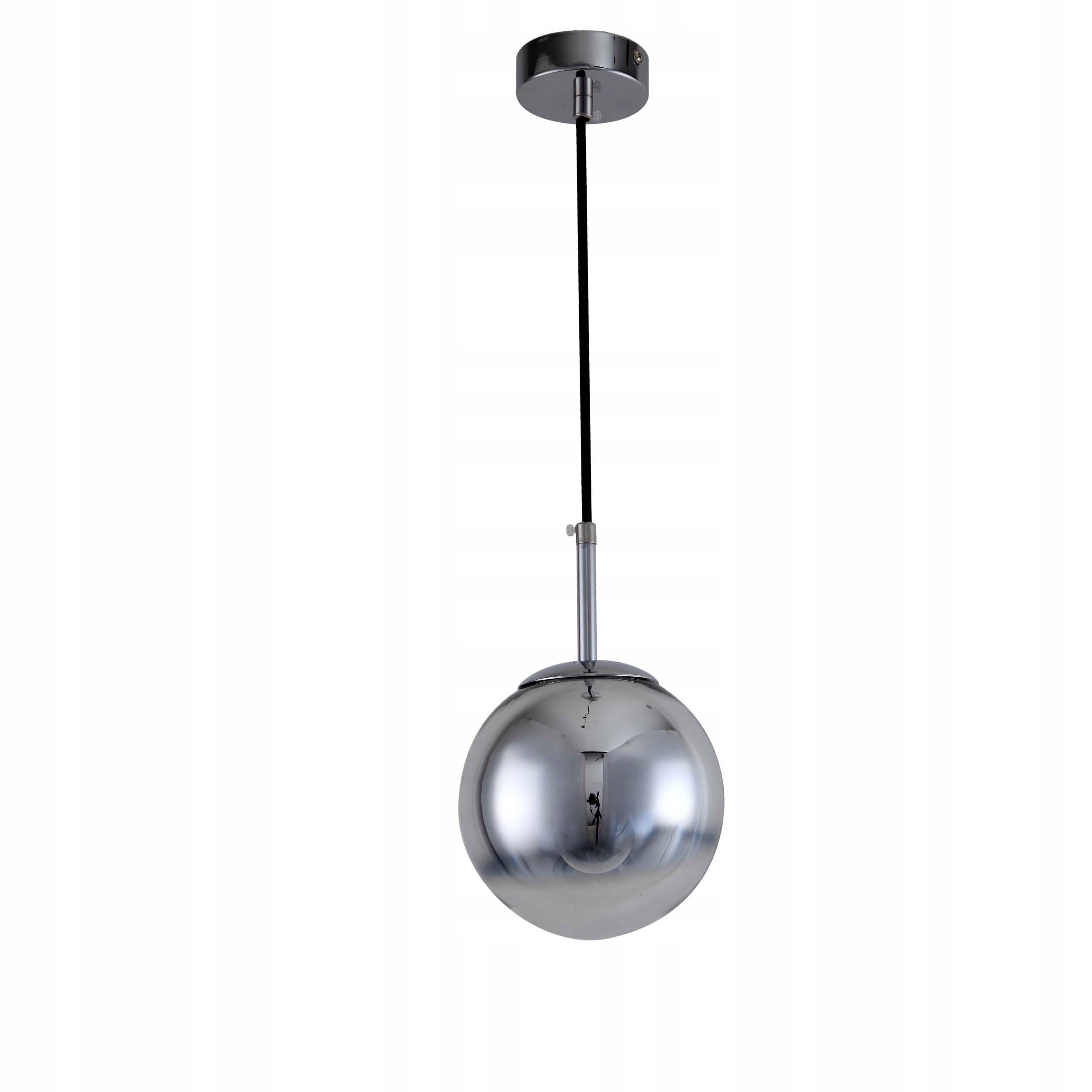 Závesná lampa Light Prestige Palla chróm 1xE14 sklenená do obývačky ø15 cm