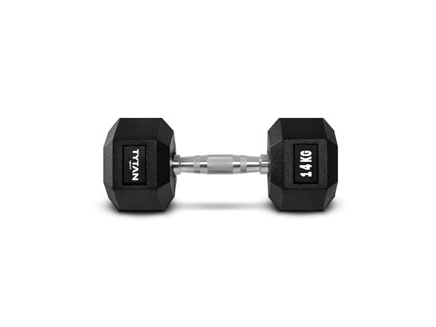

Hantla Stalowa Ogumowana Tytan Sport Hex 14KG