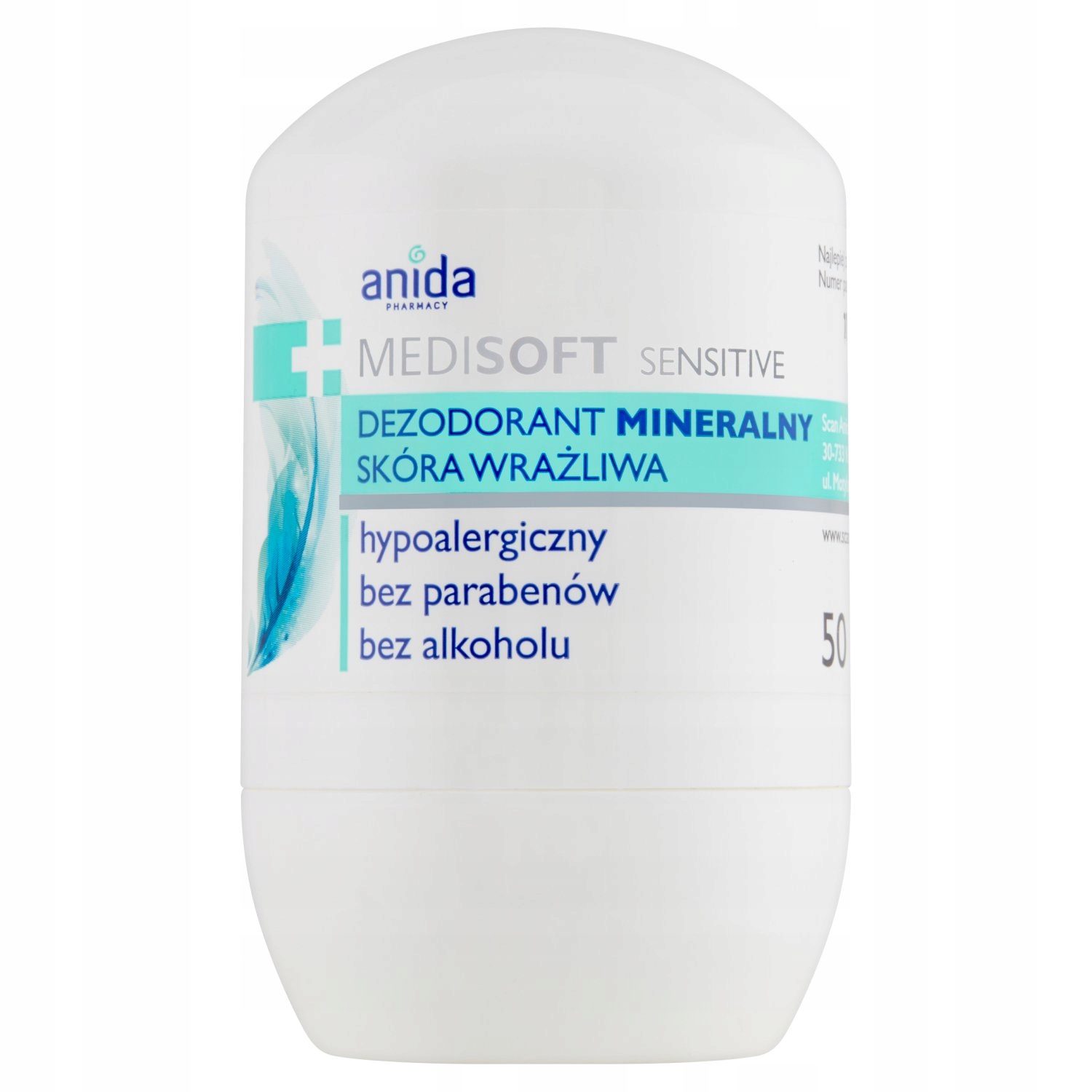 ANIDA MEDISOFT SENSITIVE DEZODORANT MINERALNY 50ML