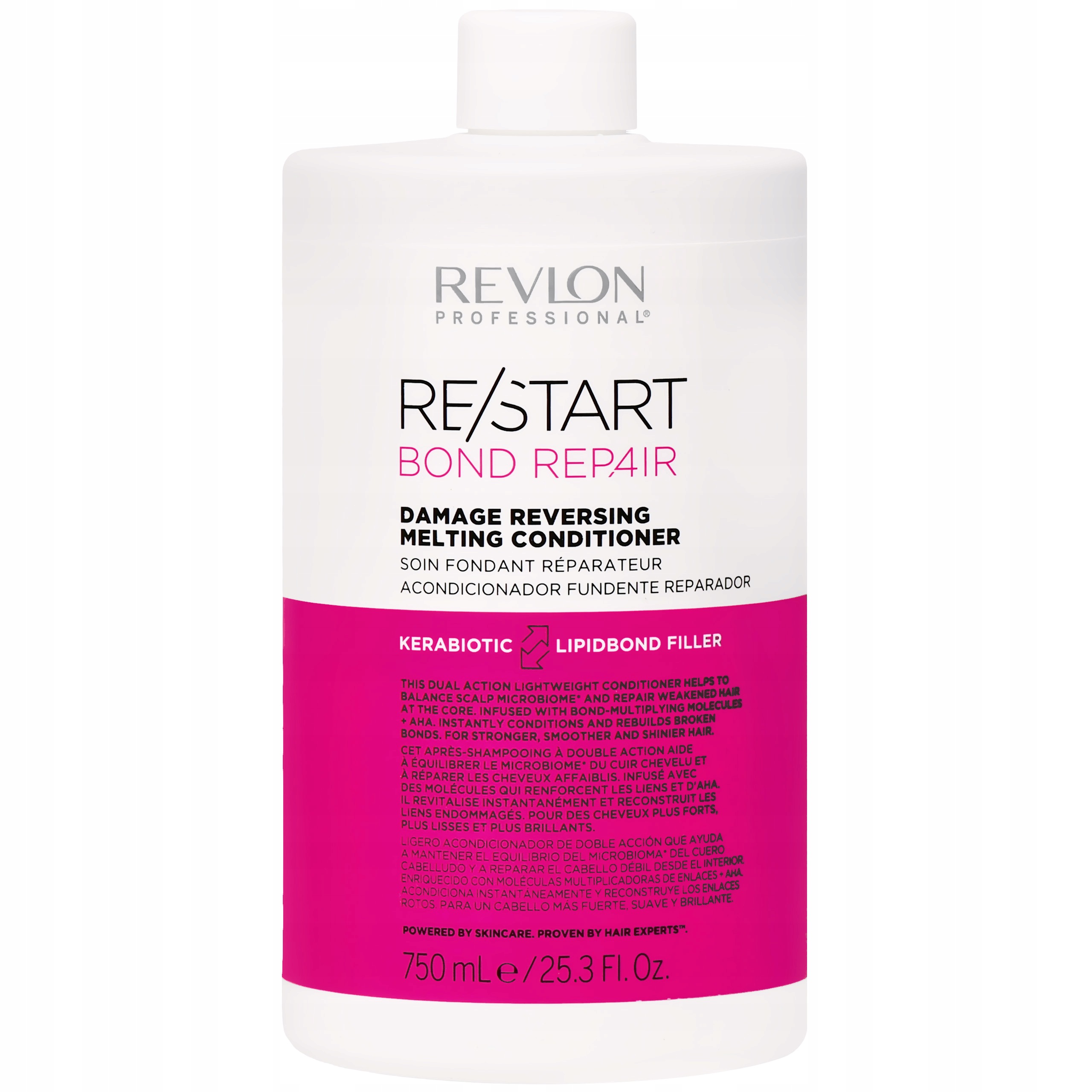 Omezení drsnosti kondicionéru Revlon Restart Bond Repair 750 ml
