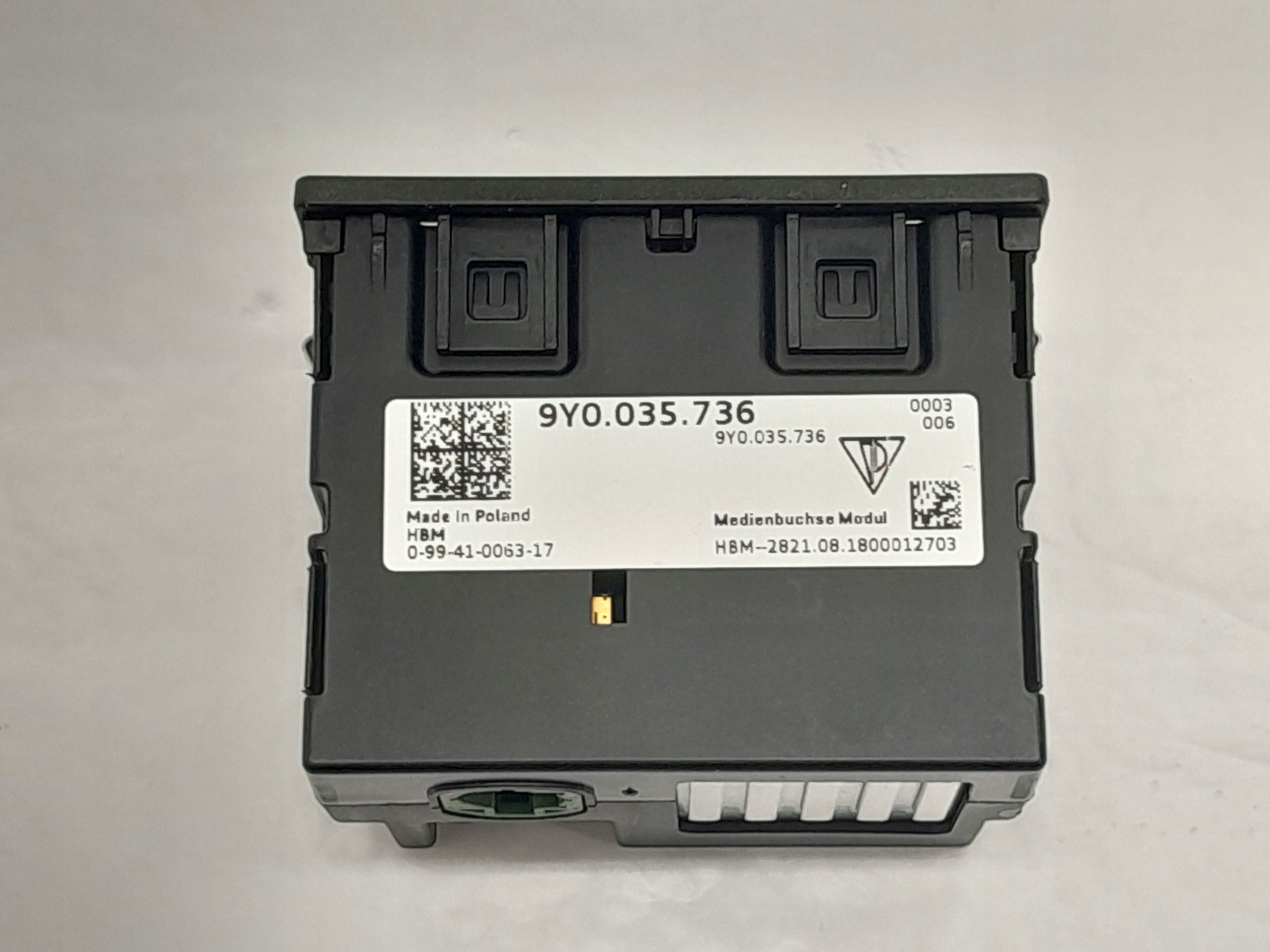 PORSCHE CAYENNE 9Y PANEL module PORT USB 9Y0035736