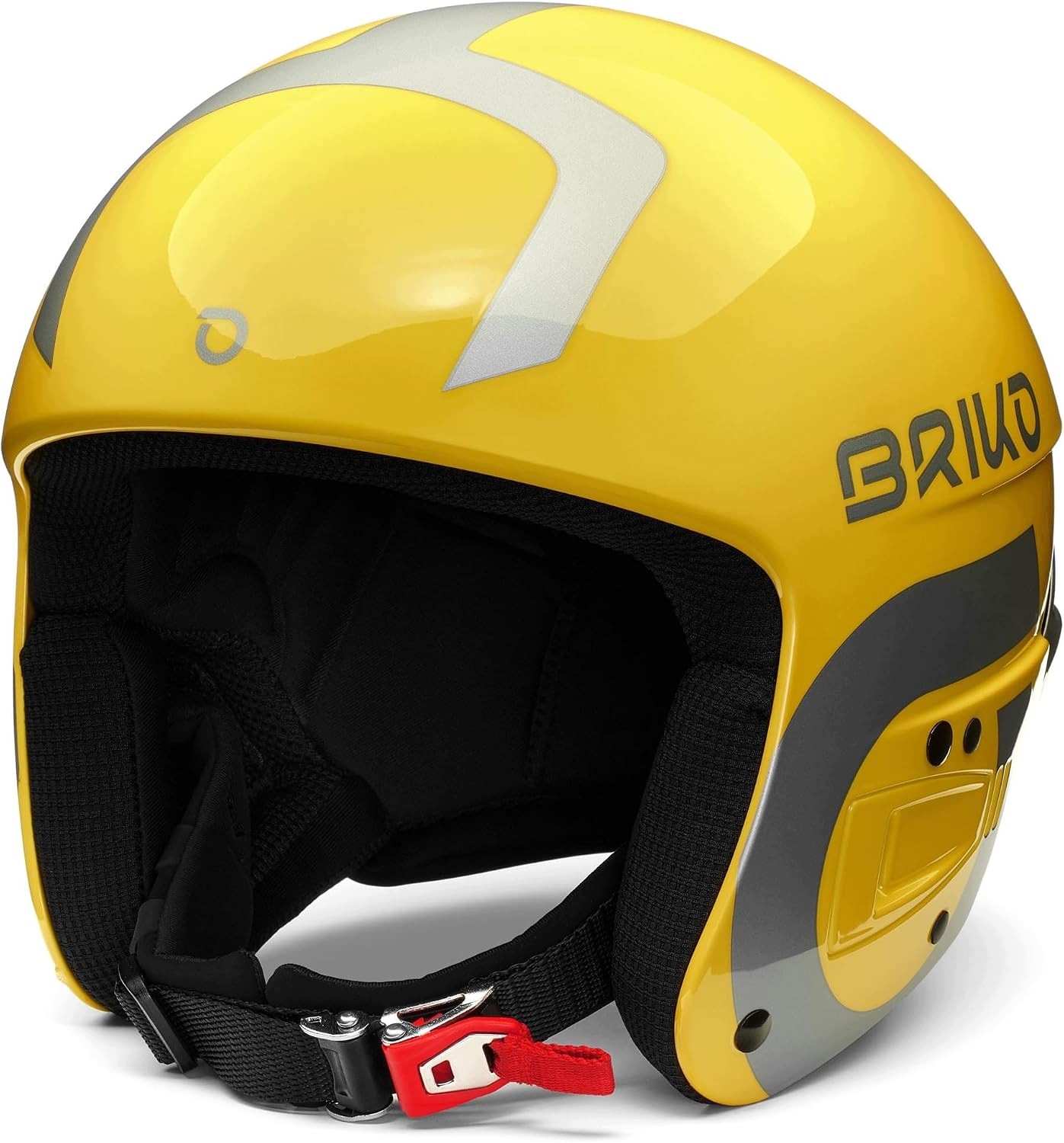 Kask Narciarski Snowboardowy Briko Vulcano Fis 6.8 58CM Żółty Shiny Yellow
