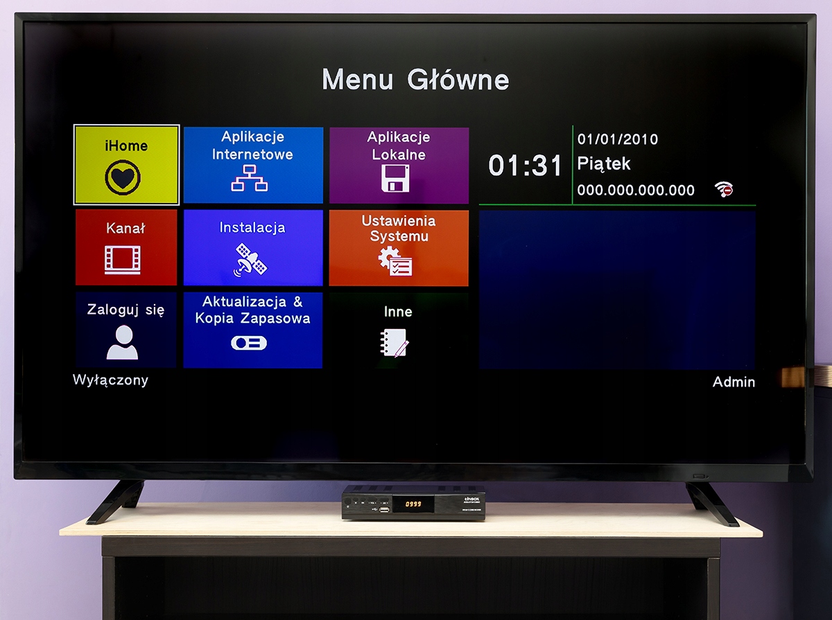 TUNER SATELITARNY COMBO ST20 DO CIĘŻARÓWKI 12V Typ tunera DVB-S2 DVB-T2