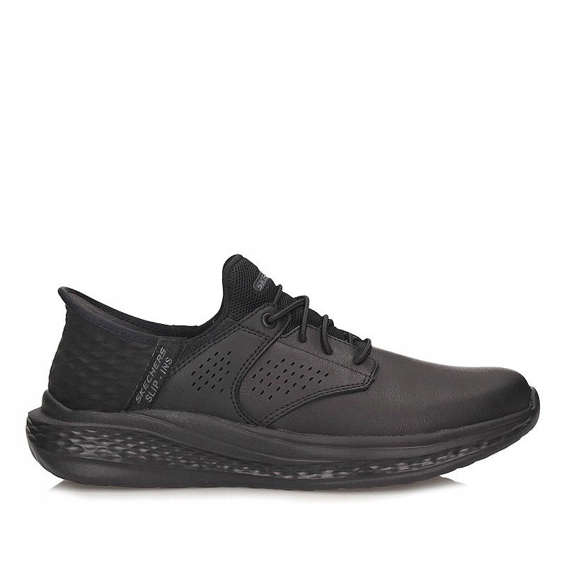 Komfortní pánské polobotky Skechers Slip-ins 210890 Bbk Slade Macklin